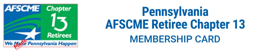 Pennsylvania AFSCME Retiree Chapter 13